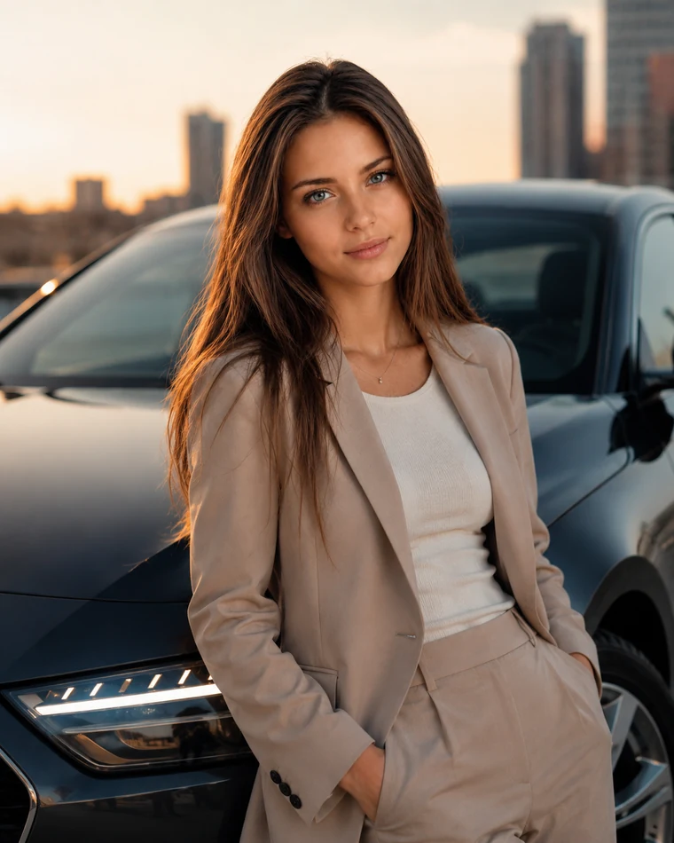 Car lifestyle — пример AI-фотосессии